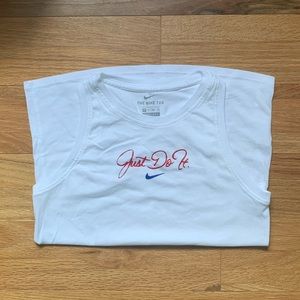 NWOT - Nike Dri-Fit Red, White, and Blue High-Neck Tank Top. Size XSmall.